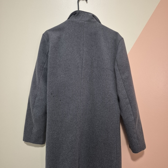 Gray Button-Up Coat - Picture 3 of 3